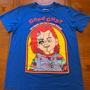 Chucky Graphic T-Shirt in Blue